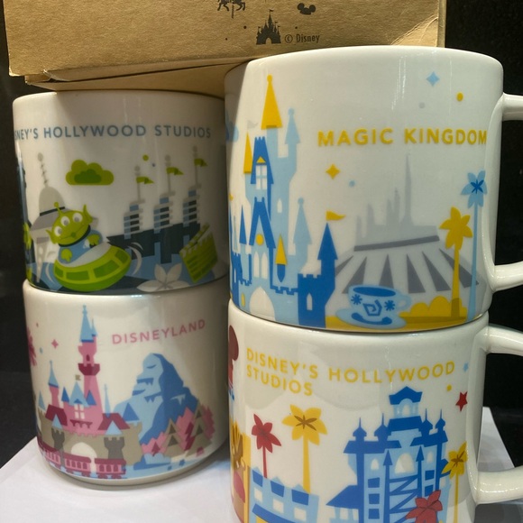 Starbucks Disney Mugs. hollywood. epcot. magic YAH - Picture 4 of 16